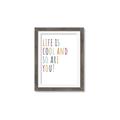 Picture of Life is Cool kids  _GroupedProduct_Rectangle_Portrait_Mini_ _GroupedProduct_Rectangle_Portrait_Framed_Matted_