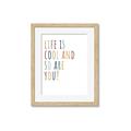 Picture of Life is Cool kids  _GroupedProduct_Rectangle_Portrait_Mini_ _GroupedProduct_Rectangle_Portrait_Framed_Matted_