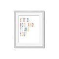 Picture of Life is Cool kids  _GroupedProduct_Rectangle_Portrait_Mini_ _GroupedProduct_Rectangle_Portrait_Framed_Matted_