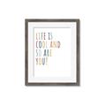 Picture of Life is Cool kids  _GroupedProduct_Rectangle_Portrait_Mini_ _GroupedProduct_Rectangle_Portrait_Framed_Matted_