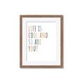 Picture of Life is Cool kids  _GroupedProduct_Rectangle_Portrait_Mini_ _GroupedProduct_Rectangle_Portrait_Framed_Matted_