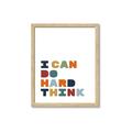 Picture of Hard think Kids _GroupedProduct_Rectangle_Portrait_Mini_ _GroupedProduct_Rectangle_Portrait_Framed_Matted_
