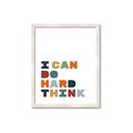 Picture of Hard think Kids _GroupedProduct_Rectangle_Portrait_Mini_ _GroupedProduct_Rectangle_Portrait_Framed_Matted_