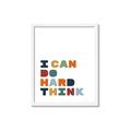 Picture of Hard think Kids _GroupedProduct_Rectangle_Portrait_Mini_ _GroupedProduct_Rectangle_Portrait_Framed_Matted_