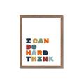 Picture of Hard think Kids _GroupedProduct_Rectangle_Portrait_Mini_ _GroupedProduct_Rectangle_Portrait_Framed_Matted_