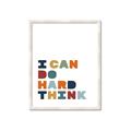 Picture of Hard think Kids _GroupedProduct_Rectangle_Portrait_Mini_ _GroupedProduct_Rectangle_Portrait_Framed_Matted_