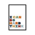 Picture of Hard think Kids _GroupedProduct_Rectangle_Portrait_Mini_ _GroupedProduct_Rectangle_Portrait_Framed_Matted_
