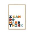 Picture of Hard think Kids _GroupedProduct_Rectangle_Portrait_Mini_ _GroupedProduct_Rectangle_Portrait_Framed_Matted_