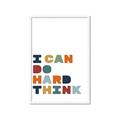 Picture of Hard think Kids _GroupedProduct_Rectangle_Portrait_Mini_ _GroupedProduct_Rectangle_Portrait_Framed_Matted_