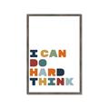 Picture of Hard think Kids _GroupedProduct_Rectangle_Portrait_Mini_ _GroupedProduct_Rectangle_Portrait_Framed_Matted_