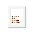 Picture of Hard think Kids _GroupedProduct_Rectangle_Portrait_Mini_ _GroupedProduct_Rectangle_Portrait_Framed_Matted_
