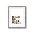 Picture of Hard think Kids _GroupedProduct_Rectangle_Portrait_Mini_ _GroupedProduct_Rectangle_Portrait_Framed_Matted_