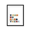 Picture of Hard think Kids _GroupedProduct_Rectangle_Portrait_Mini_ _GroupedProduct_Rectangle_Portrait_Framed_Matted_