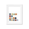 Picture of Hard think Kids _GroupedProduct_Rectangle_Portrait_Mini_ _GroupedProduct_Rectangle_Portrait_Framed_Matted_