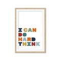 Picture of Hard think Kids _GroupedProduct_Rectangle_Portrait_Mini_ _GroupedProduct_Rectangle_Portrait_Framed_Matted_