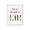 Picture of Let the world hear you _GroupedProduct_Rectangle_Portrait_Mini_ _GroupedProduct_Rectangle_Portrait_Framed_Matted_