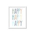 Picture of Happy _GroupedProduct_Rectangle_Portrait_Mini_ _GroupedProduct_Rectangle_Portrait_Framed_Matted_