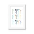 Picture of Happy _GroupedProduct_Rectangle_Portrait_Mini_ _GroupedProduct_Rectangle_Portrait_Framed_Matted_