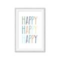 Picture of Happy _GroupedProduct_Rectangle_Portrait_Mini_ _GroupedProduct_Rectangle_Portrait_Framed_Matted_