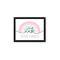 Picture of Wash your hands pastel  _GroupedProduct_Rectangle_Landscape_Mini_ _GroupedProduct_Rectangle_Landscape_Framed_Matted_