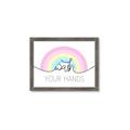 Picture of Wash your hands pastel  _GroupedProduct_Rectangle_Landscape_Mini_ _GroupedProduct_Rectangle_Landscape_Framed_Matted_