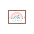 Picture of Wash your hands pastel  _GroupedProduct_Rectangle_Landscape_Mini_ _GroupedProduct_Rectangle_Landscape_Framed_Matted_