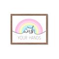 Picture of Wash your hands pastel  _GroupedProduct_Rectangle_Landscape_Mini_ _GroupedProduct_Rectangle_Landscape_Framed_Matted_