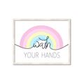 Picture of Wash your hands pastel  _GroupedProduct_Rectangle_Landscape_Mini_ _GroupedProduct_Rectangle_Landscape_Framed_Matted_