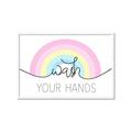 Picture of Wash your hands pastel  _GroupedProduct_Rectangle_Landscape_Mini_ _GroupedProduct_Rectangle_Landscape_Framed_Matted_