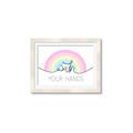 Picture of Wash your hands pastel  _GroupedProduct_Rectangle_Landscape_Mini_ _GroupedProduct_Rectangle_Landscape_Framed_Matted_