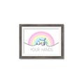 Picture of Wash your hands pastel  _GroupedProduct_Rectangle_Landscape_Mini_ _GroupedProduct_Rectangle_Landscape_Framed_Matted_