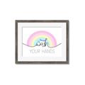 Picture of Wash your hands pastel  _GroupedProduct_Rectangle_Landscape_Mini_ _GroupedProduct_Rectangle_Landscape_Framed_Matted_