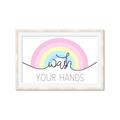 Picture of Wash your hands pastel  _GroupedProduct_Rectangle_Landscape_Mini_ _GroupedProduct_Rectangle_Landscape_Framed_Matted_