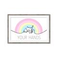 Picture of Wash your hands pastel  _GroupedProduct_Rectangle_Landscape_Mini_ _GroupedProduct_Rectangle_Landscape_Framed_Matted_