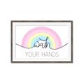 Picture of Wash your hands pastel  _GroupedProduct_Rectangle_Landscape_Mini_ _GroupedProduct_Rectangle_Landscape_Framed_Matted_