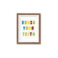 Picture of Brush your teeth multi Colour I _GroupedProduct_Rectangle_Portrait_Mini_ _GroupedProduct_Rectangle_Portrait_Framed_Matted_