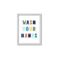 Picture of Brush your teeth multi Colour I _GroupedProduct_Rectangle_Portrait_Mini_ _GroupedProduct_Rectangle_Portrait_Framed_Matted_