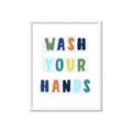 Picture of Brush your teeth multi Colour I _GroupedProduct_Rectangle_Portrait_Mini_ _GroupedProduct_Rectangle_Portrait_Framed_Matted_