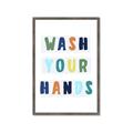 Picture of Brush your teeth multi Colour I _GroupedProduct_Rectangle_Portrait_Mini_ _GroupedProduct_Rectangle_Portrait_Framed_Matted_
