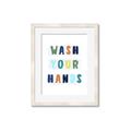 Picture of Brush your teeth multi Colour I _GroupedProduct_Rectangle_Portrait_Mini_ _GroupedProduct_Rectangle_Portrait_Framed_Matted_