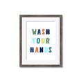 Picture of Brush your teeth multi Colour I _GroupedProduct_Rectangle_Portrait_Mini_ _GroupedProduct_Rectangle_Portrait_Framed_Matted_