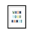 Picture of Brush your teeth multi Colour I _GroupedProduct_Rectangle_Portrait_Mini_ _GroupedProduct_Rectangle_Portrait_Framed_Matted_