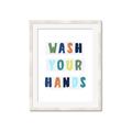 Picture of Brush your teeth multi Colour I _GroupedProduct_Rectangle_Portrait_Mini_ _GroupedProduct_Rectangle_Portrait_Framed_Matted_