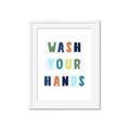 Picture of Brush your teeth multi Colour I _GroupedProduct_Rectangle_Portrait_Mini_ _GroupedProduct_Rectangle_Portrait_Framed_Matted_