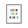 Picture of Brush your teeth multi Colour I _GroupedProduct_Rectangle_Portrait_Mini_ _GroupedProduct_Rectangle_Portrait_Framed_Matted_
