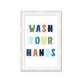 Picture of Brush your teeth multi Colour I _GroupedProduct_Rectangle_Portrait_Mini_ _GroupedProduct_Rectangle_Portrait_Framed_Matted_