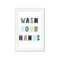 Picture of Brush your teeth multi Colour I _GroupedProduct_Rectangle_Portrait_Mini_ _GroupedProduct_Rectangle_Portrait_Framed_Matted_