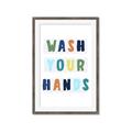 Picture of Brush your teeth multi Colour I _GroupedProduct_Rectangle_Portrait_Mini_ _GroupedProduct_Rectangle_Portrait_Framed_Matted_