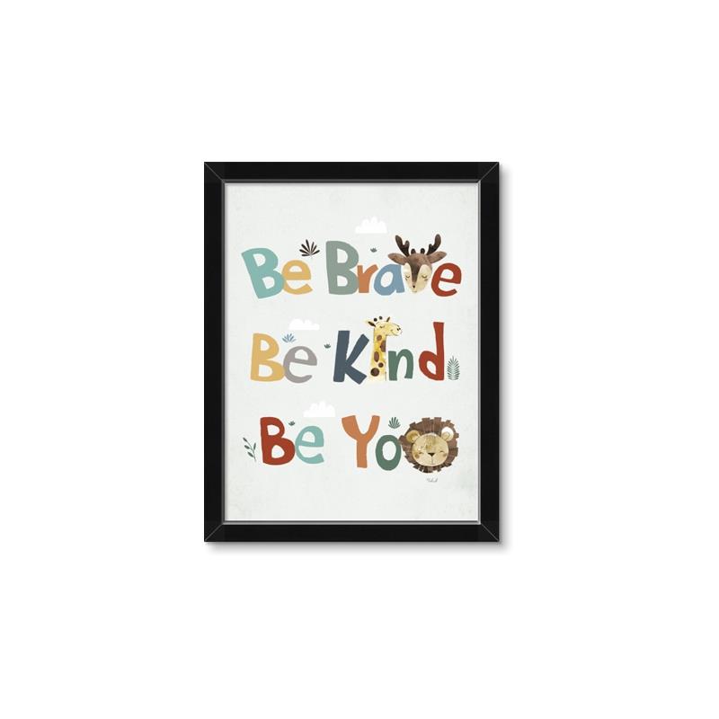 Picture of Be Kind Animals _GroupedProduct_Rectangle_Portrait_Mini_ _GroupedProduct_Rectangle_Portrait_Framed_Matted_