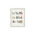 Picture of Be Kind Animals _GroupedProduct_Rectangle_Portrait_Mini_ _GroupedProduct_Rectangle_Portrait_Framed_Matted_